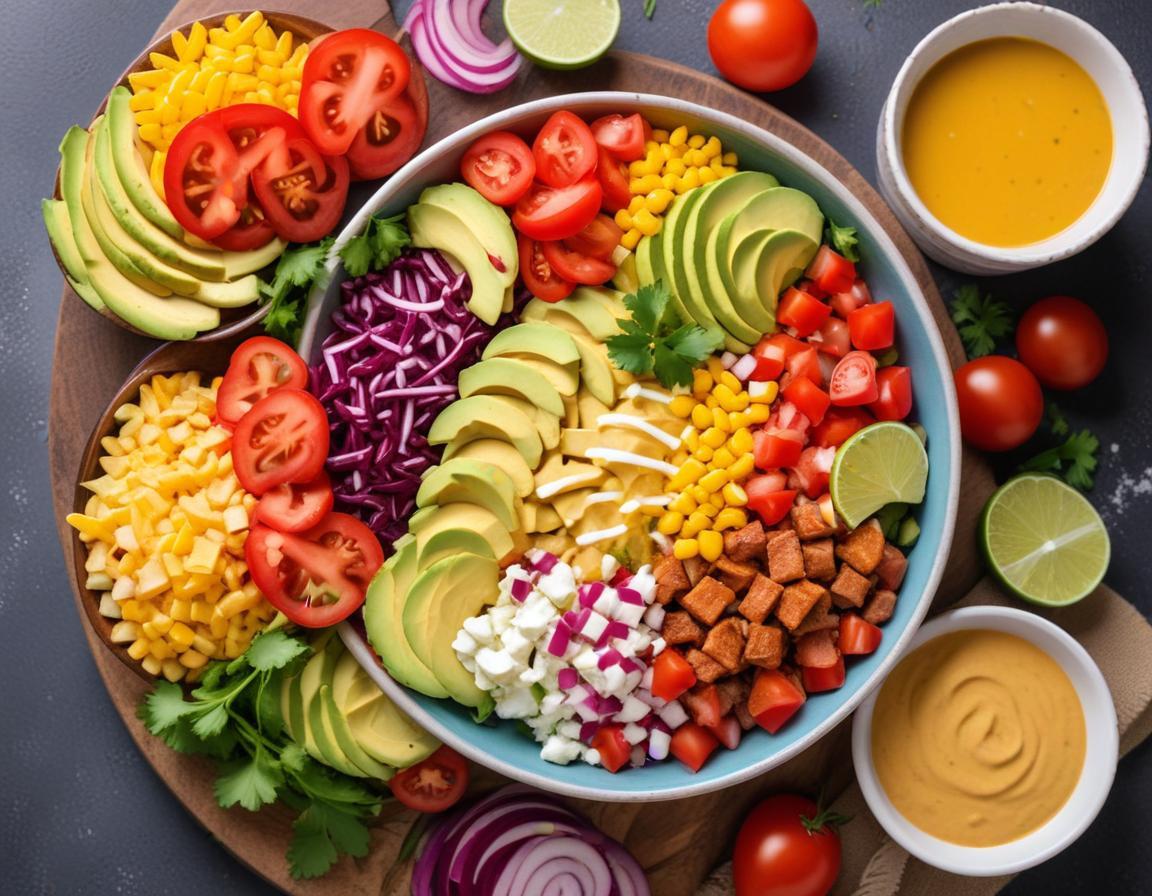 Salade Mexicaine Fraîche et Colorée