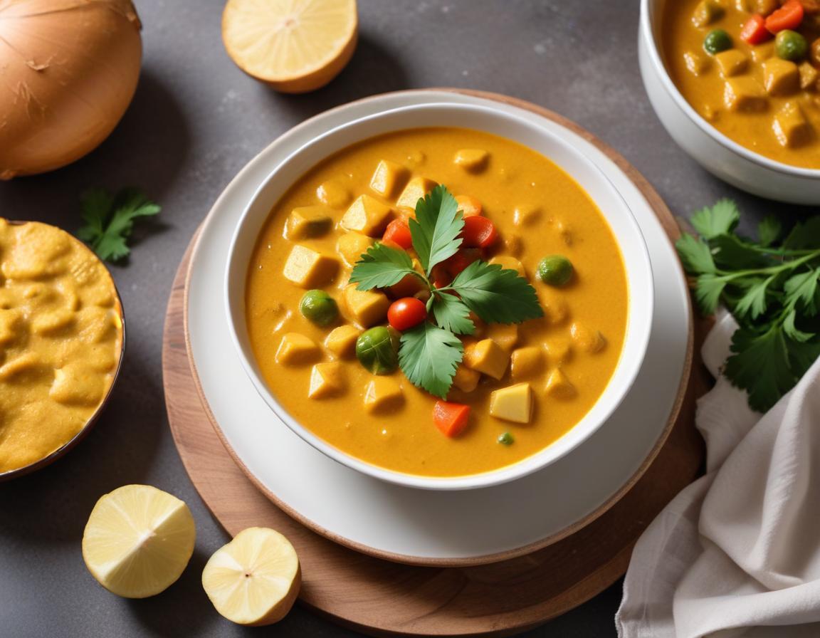 Curry crémeux de légumes au lait de coco