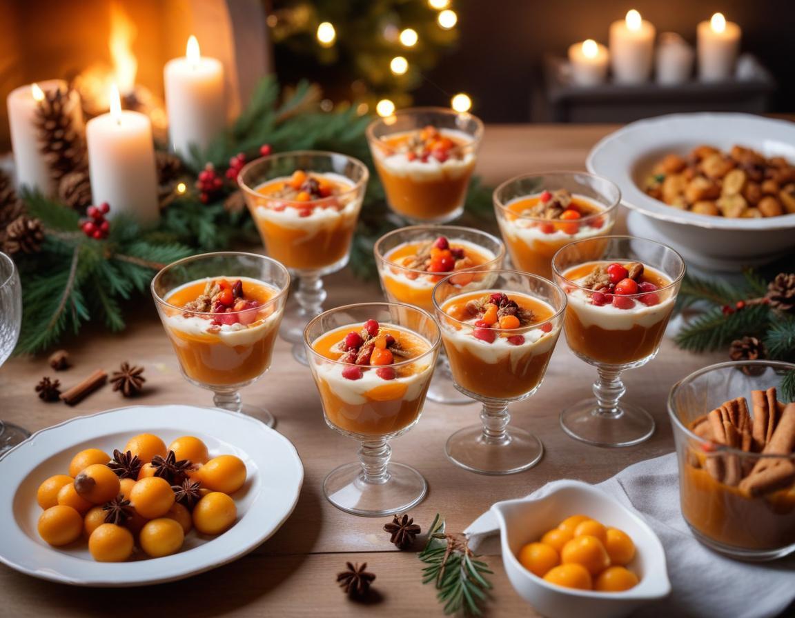 Verrines Festives aux Saveurs d'Hiver