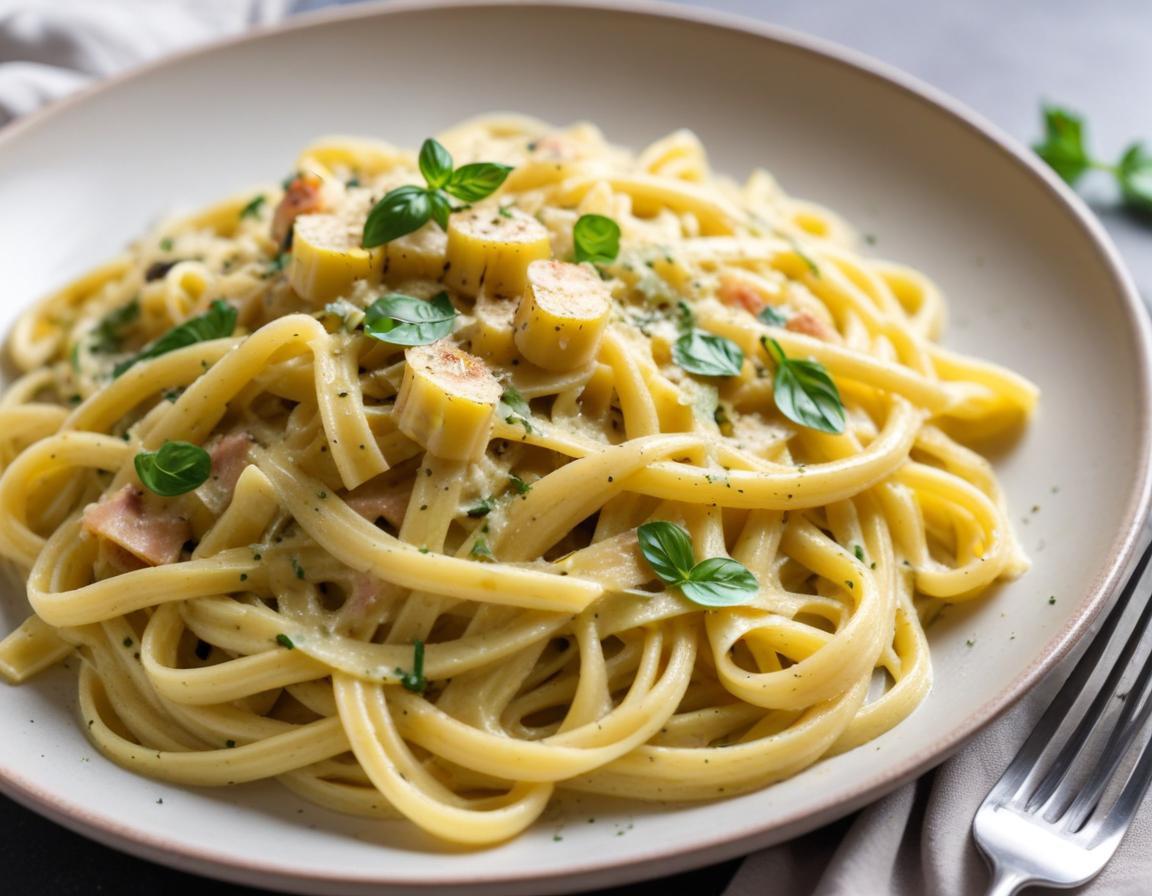 Courgettes Carbonara Légères
