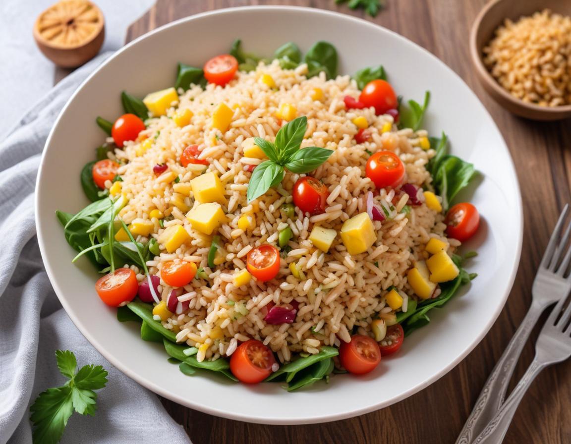 Salade de Riz Méditerranéenne Estivale