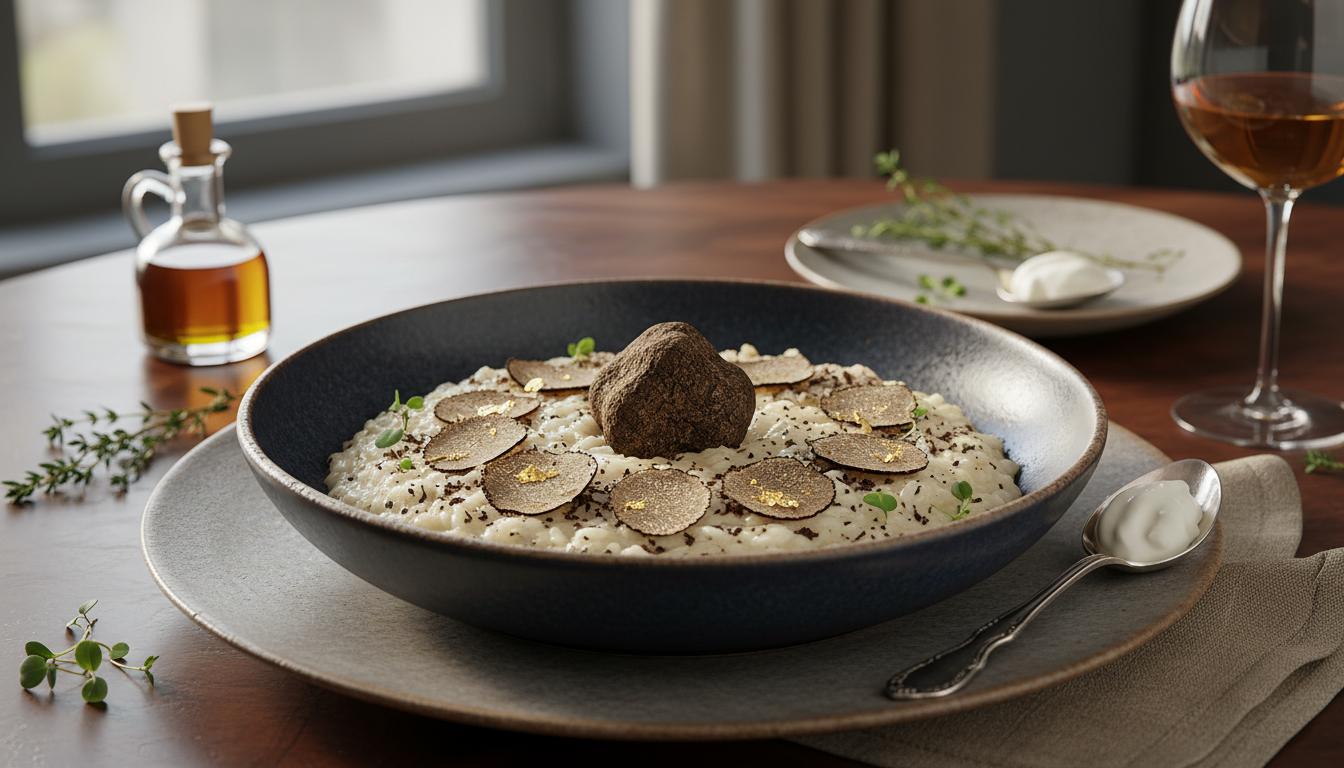 Le Risotto de l'Alchimiste au Diamant Noir