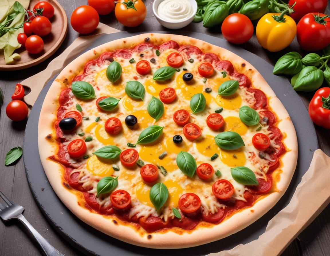 Pizza Estivale aux Légumes du Soleil