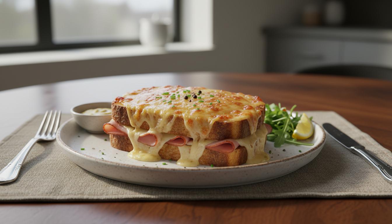 Croque-Monsieur Croustillant à l'Air Fryer