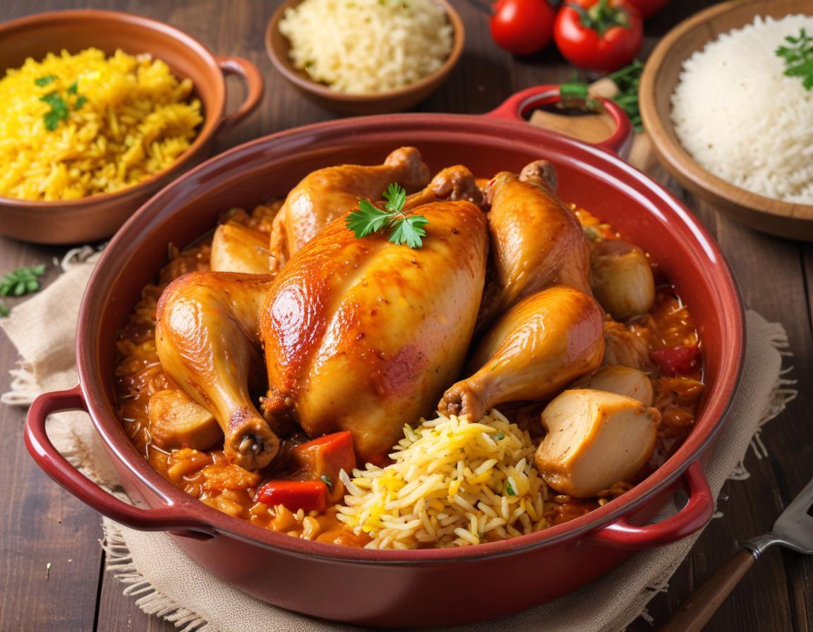 Poulet Basquaise Traditionnel au Riz