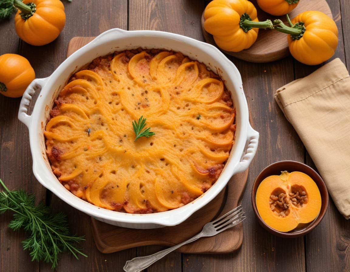 Gratin Automnal au Butternut et aux Noix