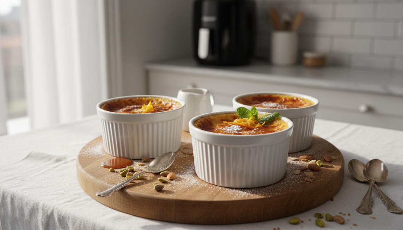 Oeufs au Lait Fondants à l'Airfryer Cosori