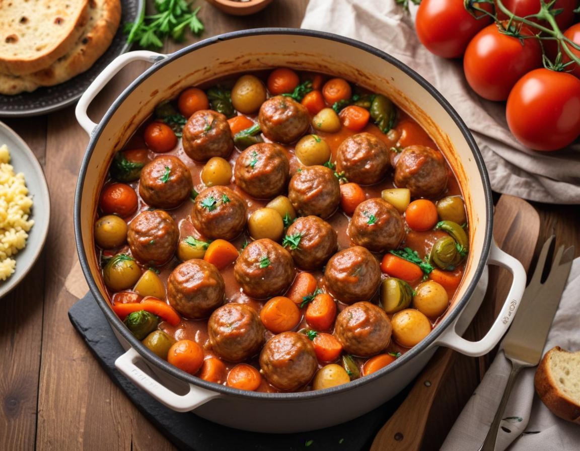 One Pot Boulettes de Viande aux Légumes