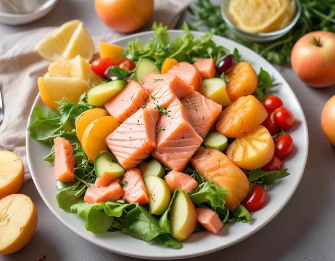 Salade Nordique au Saumon Fumé, Pommes de Terre et Aneth