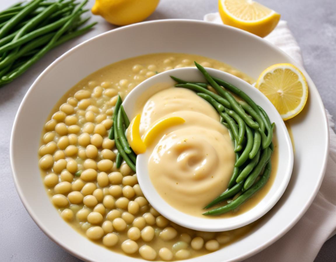 Purée de Haricots Blancs à l'Ail Rôti et Citron