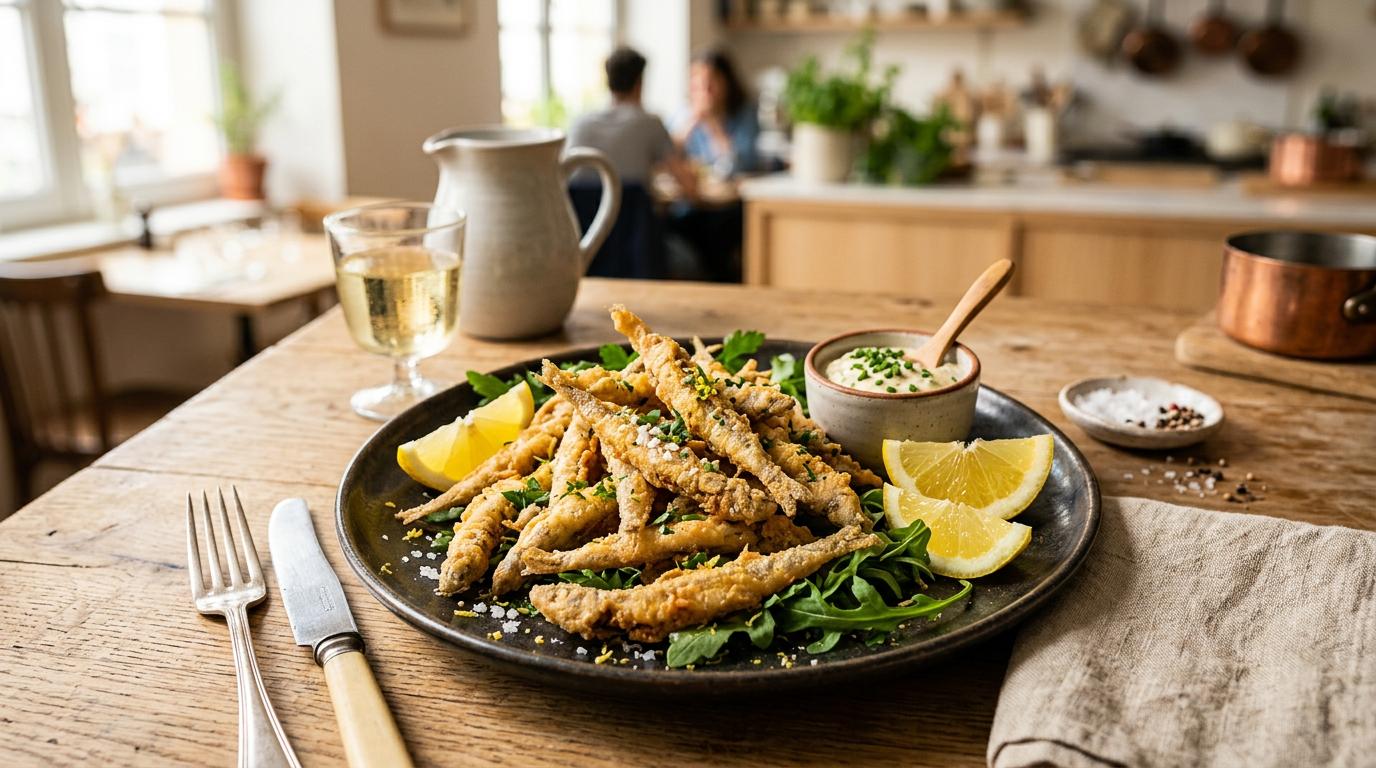 Friture de Blanchaille au Citron et Fleur de Sel