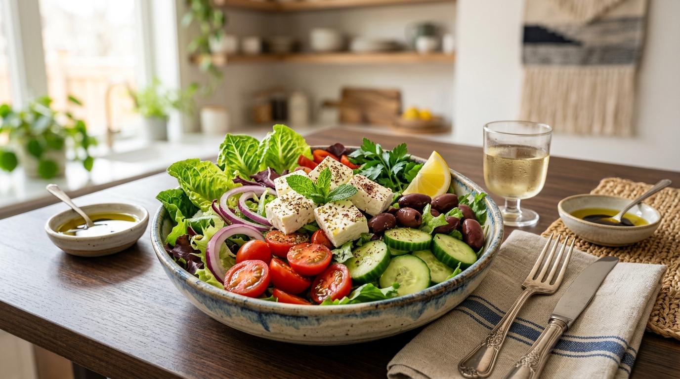 Salade Fraîcheur Méditerranéenne à la Feta