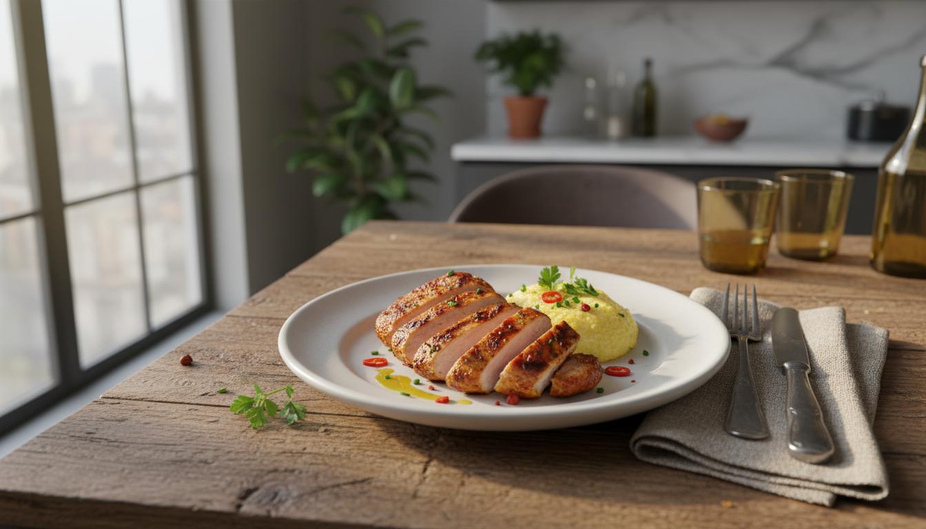 Coup de dinde épicé au paprika