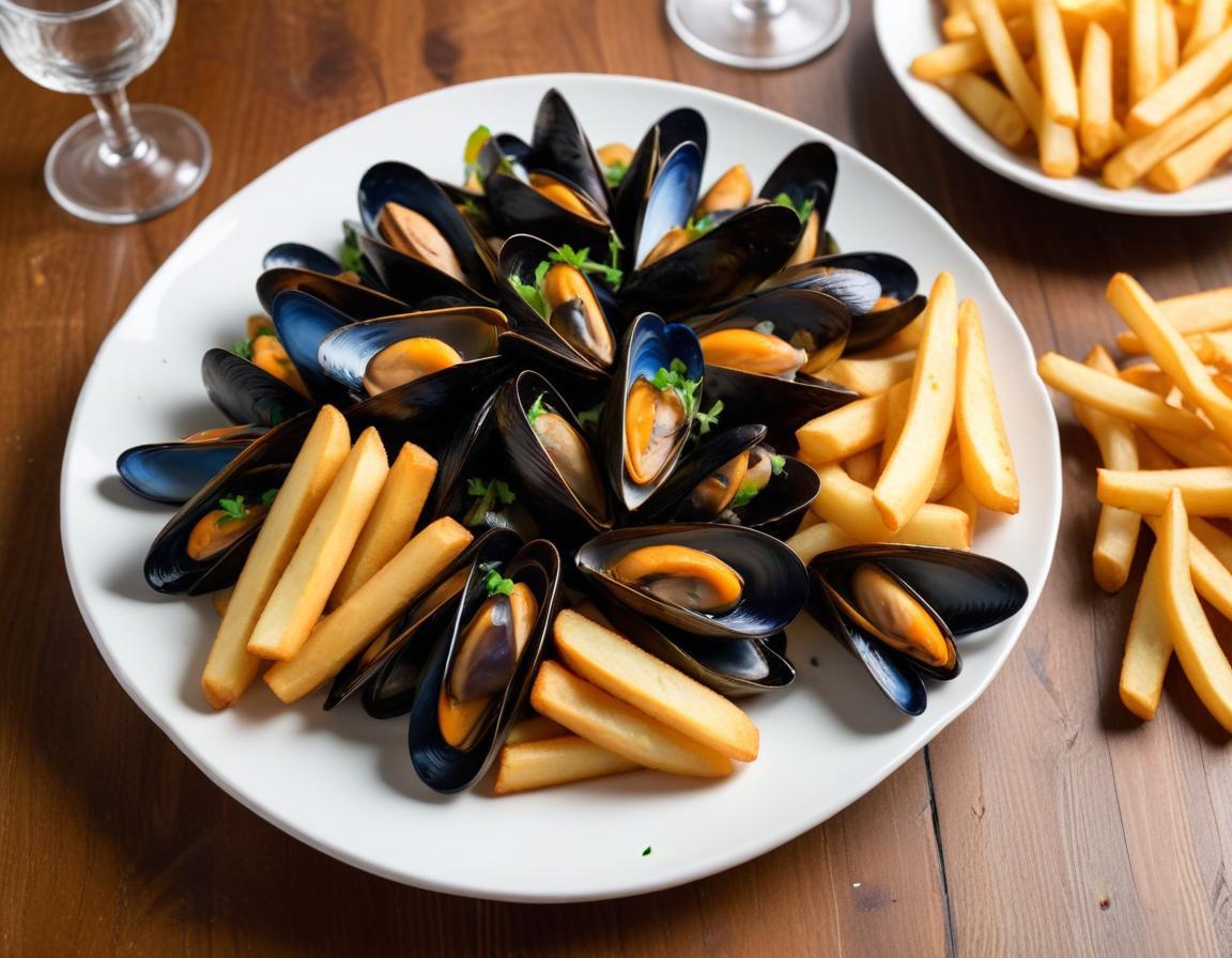 Moules Marinières et Frites Croustillantes