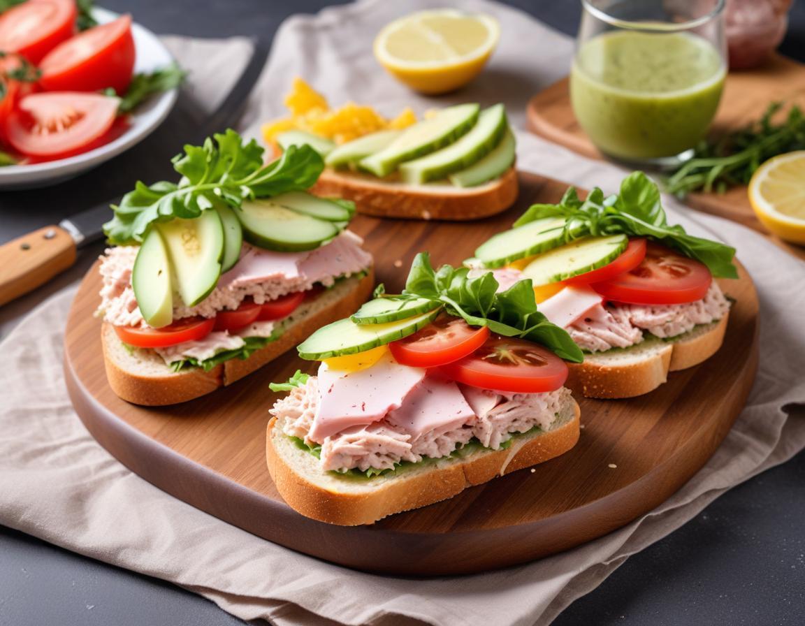 Sandwich Fraîcheur Thon et Crudités