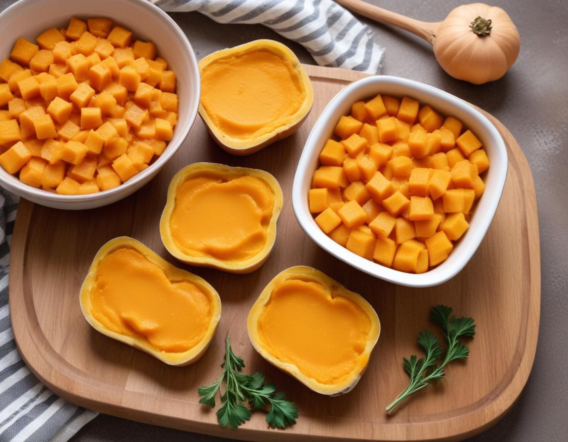 Pâtes Crémeuses à la Courge Butternut