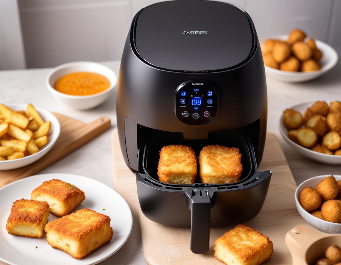 Carrés Croustillants aux Œufs Air Fryer