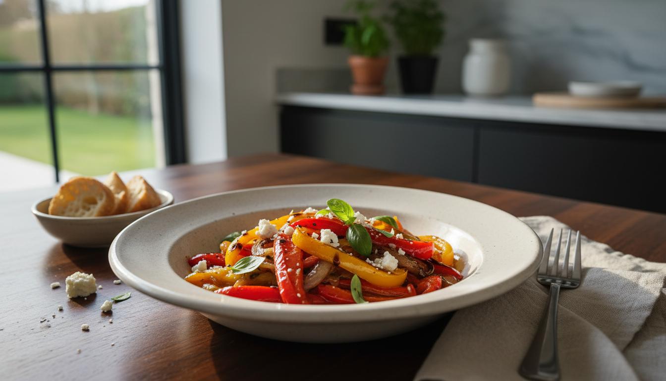 Poivronnade ensoleillée aux deux couleurs