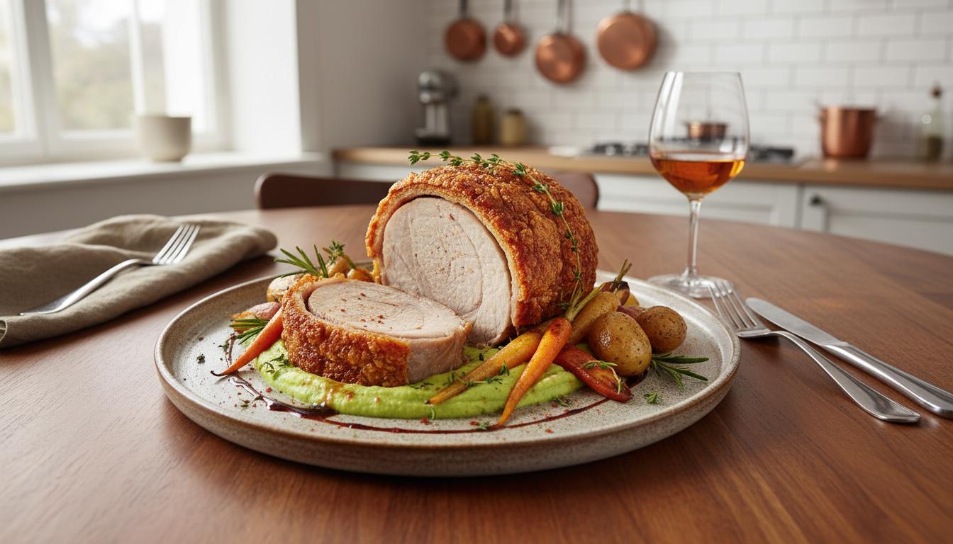 Rouelle de Porc Croustillante à l'Airfryer