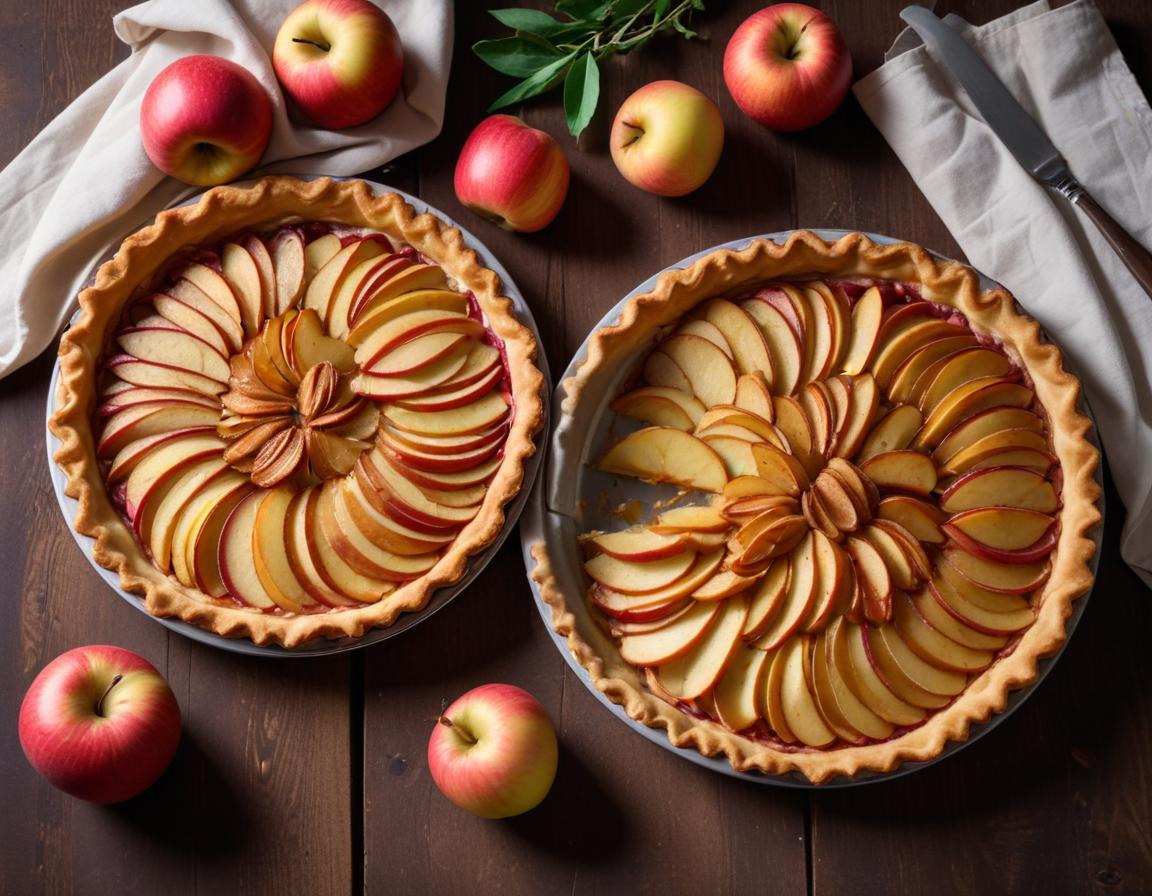 Tarte aux Pommes Rustique