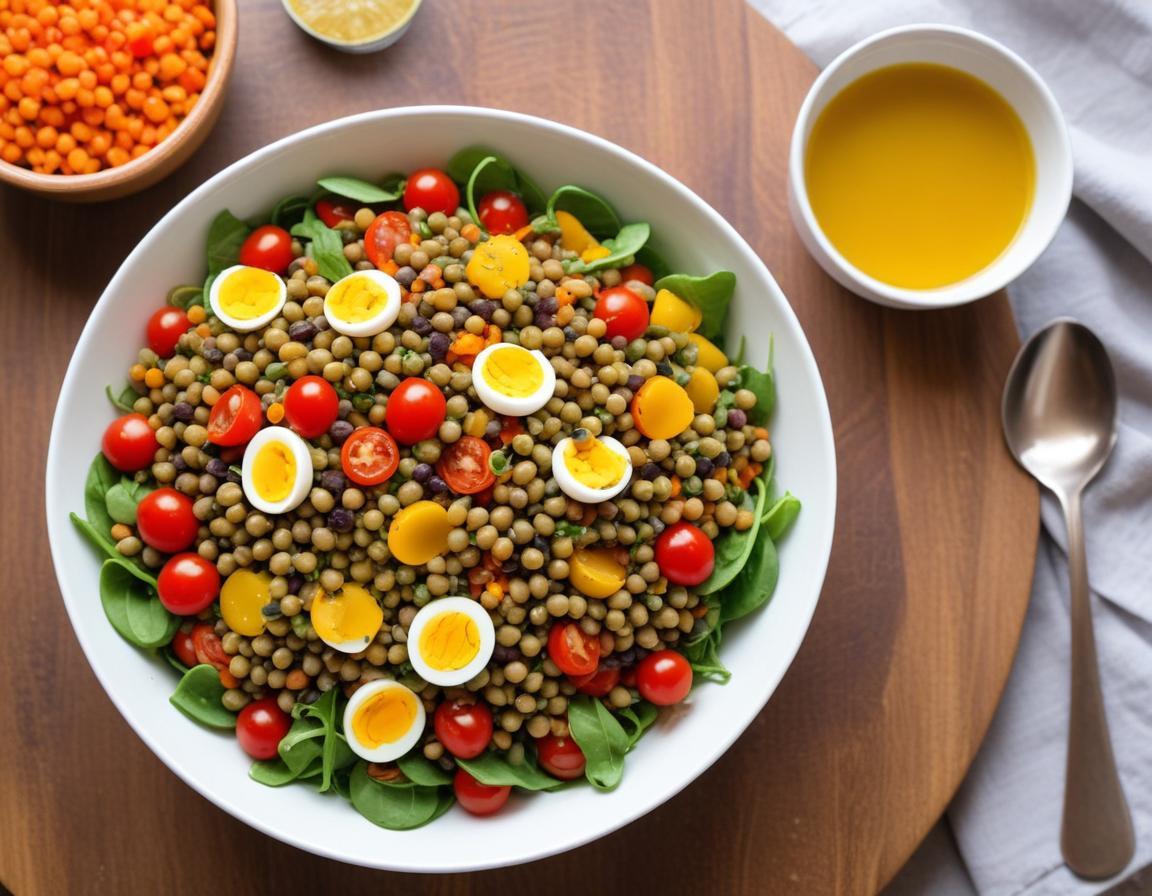 Salade Estivale de Lentilles aux Légumes du Soleil
