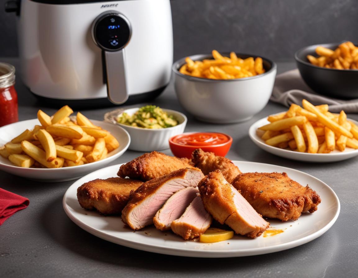 Côtes de Porc Croustillantes à l'Airfryer