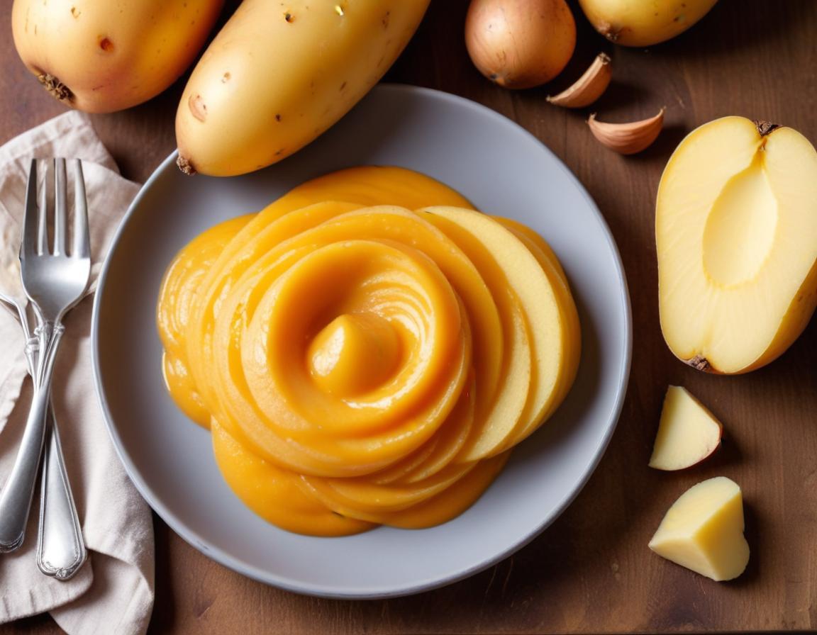 Purée de Patate Douce à la Vanille