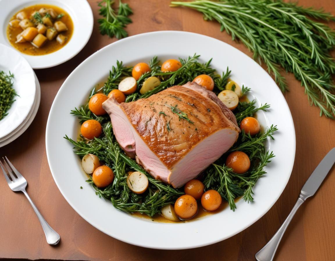 Côte de Porc Poêlée aux Herbes et Ail