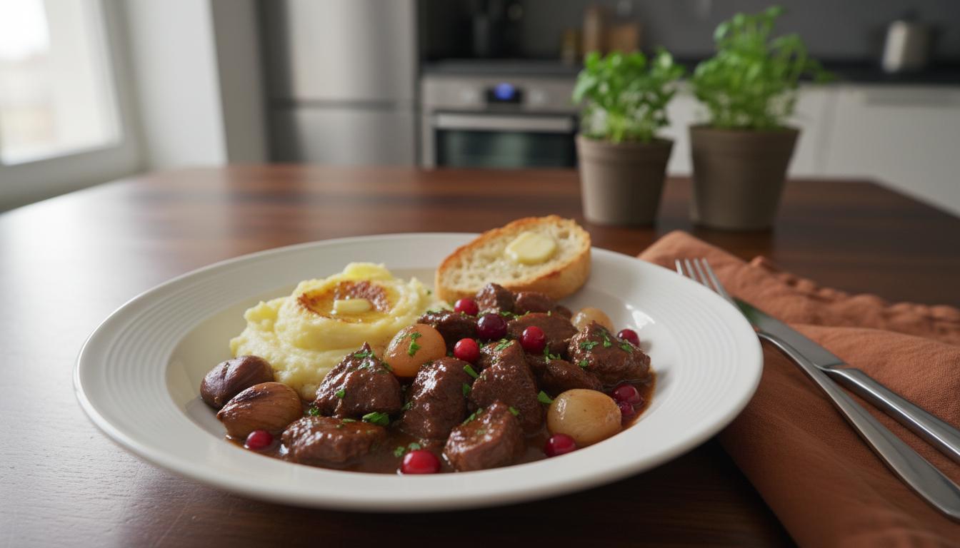 Civet de Chevreuil Express au Cookeo