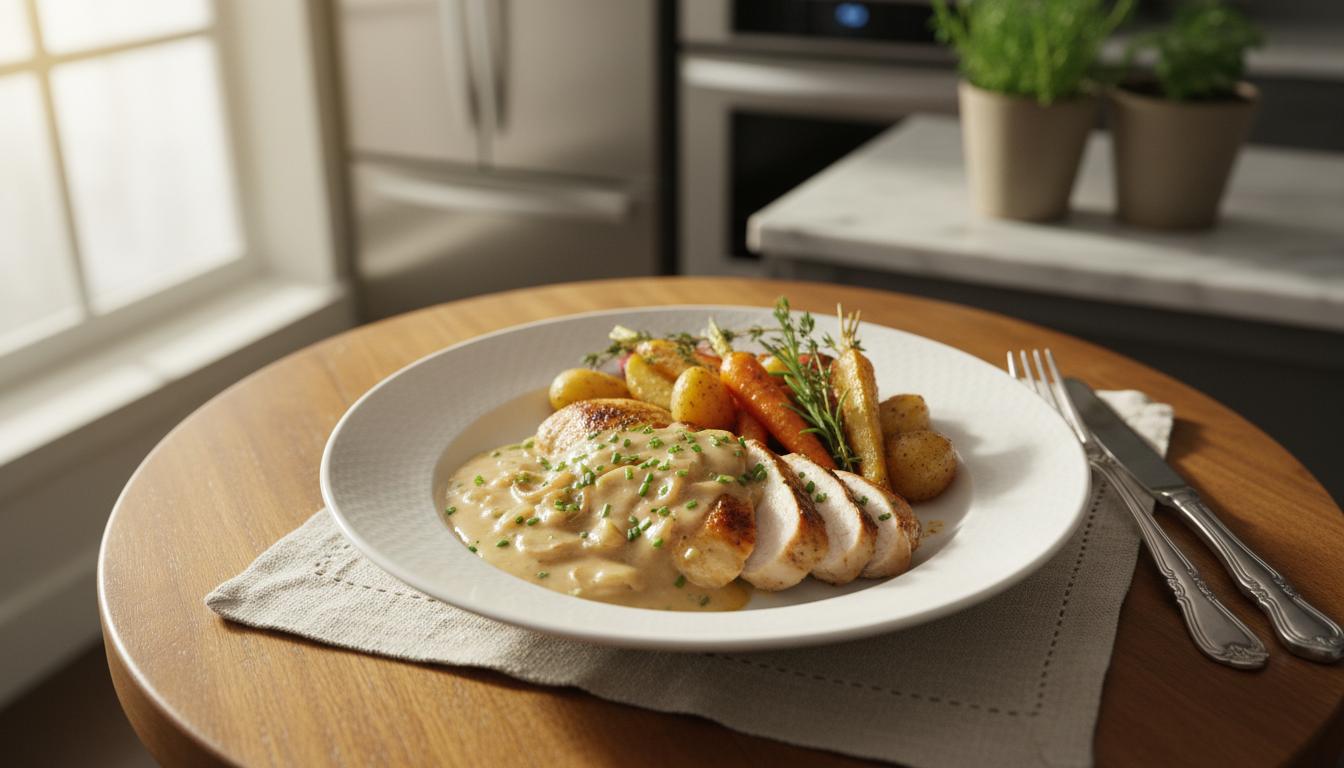 Sauce Onctueuse aux Échalotes sans Vin