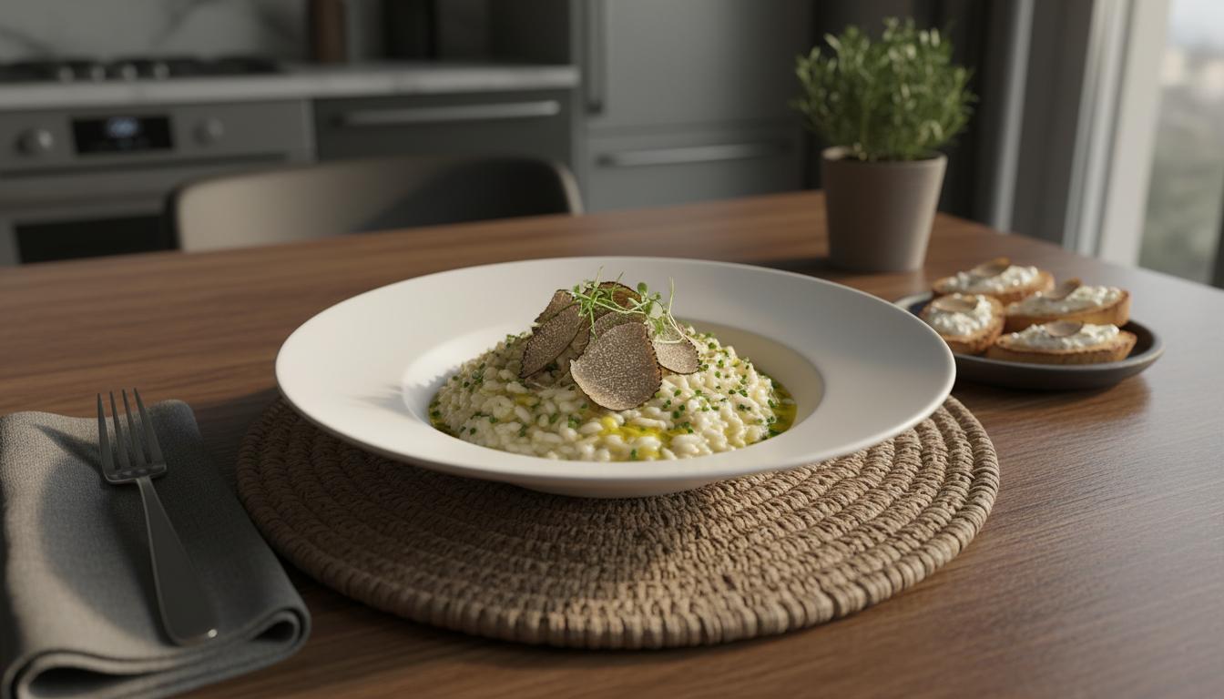 Risotto du Logicien à la Truffe Noire