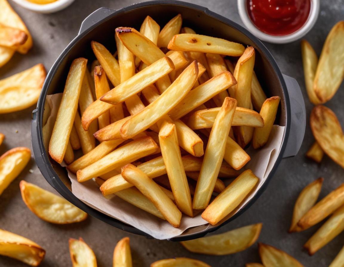 Frites Croustillantes à l'Air Fryer : La Perfection Dorée