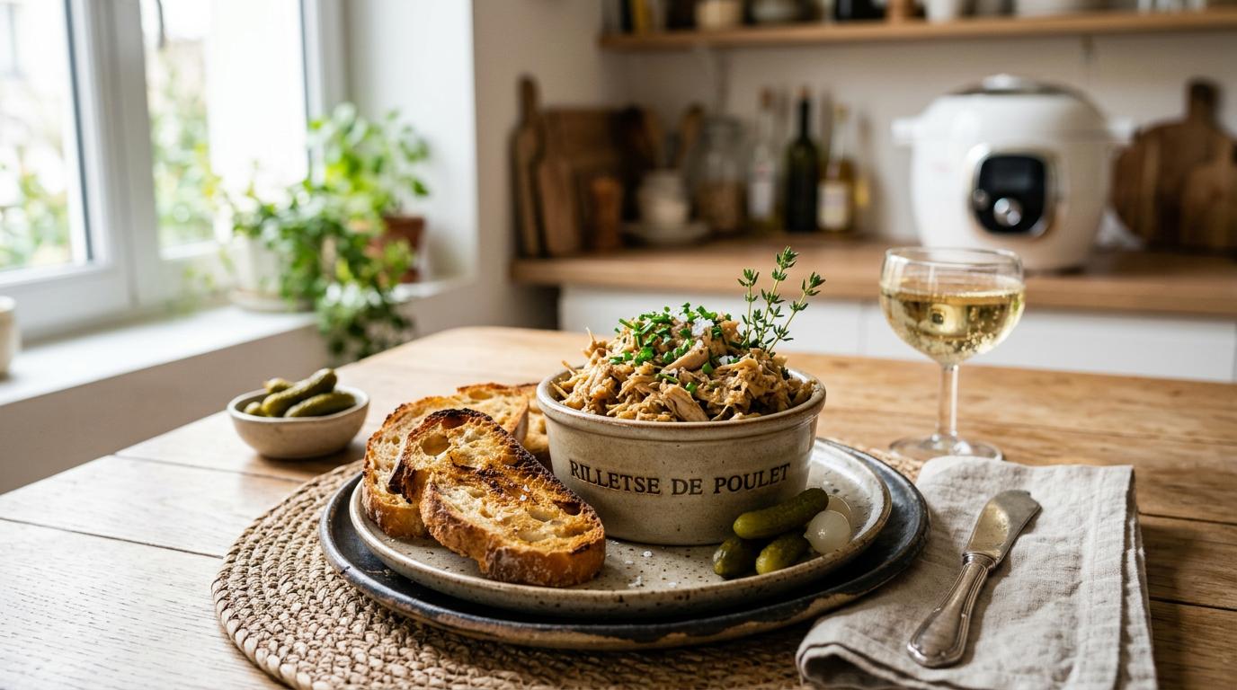 Rillettes de Poulet Express au Cookeo