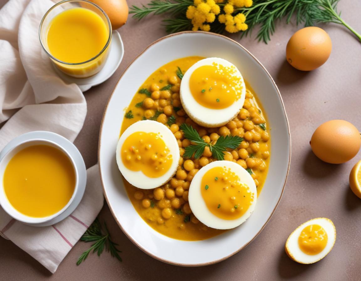 Œufs Mimosa Allégés au Yaourt et Curry