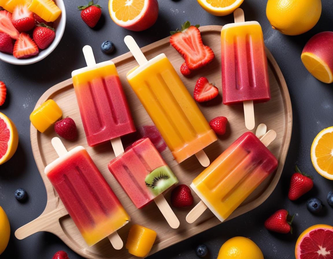 Popsicles Maison aux Fruits