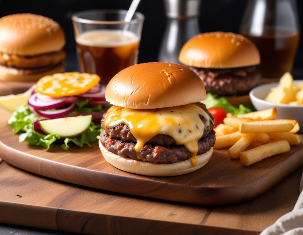 Burger Montagnard au Fromage Fondu