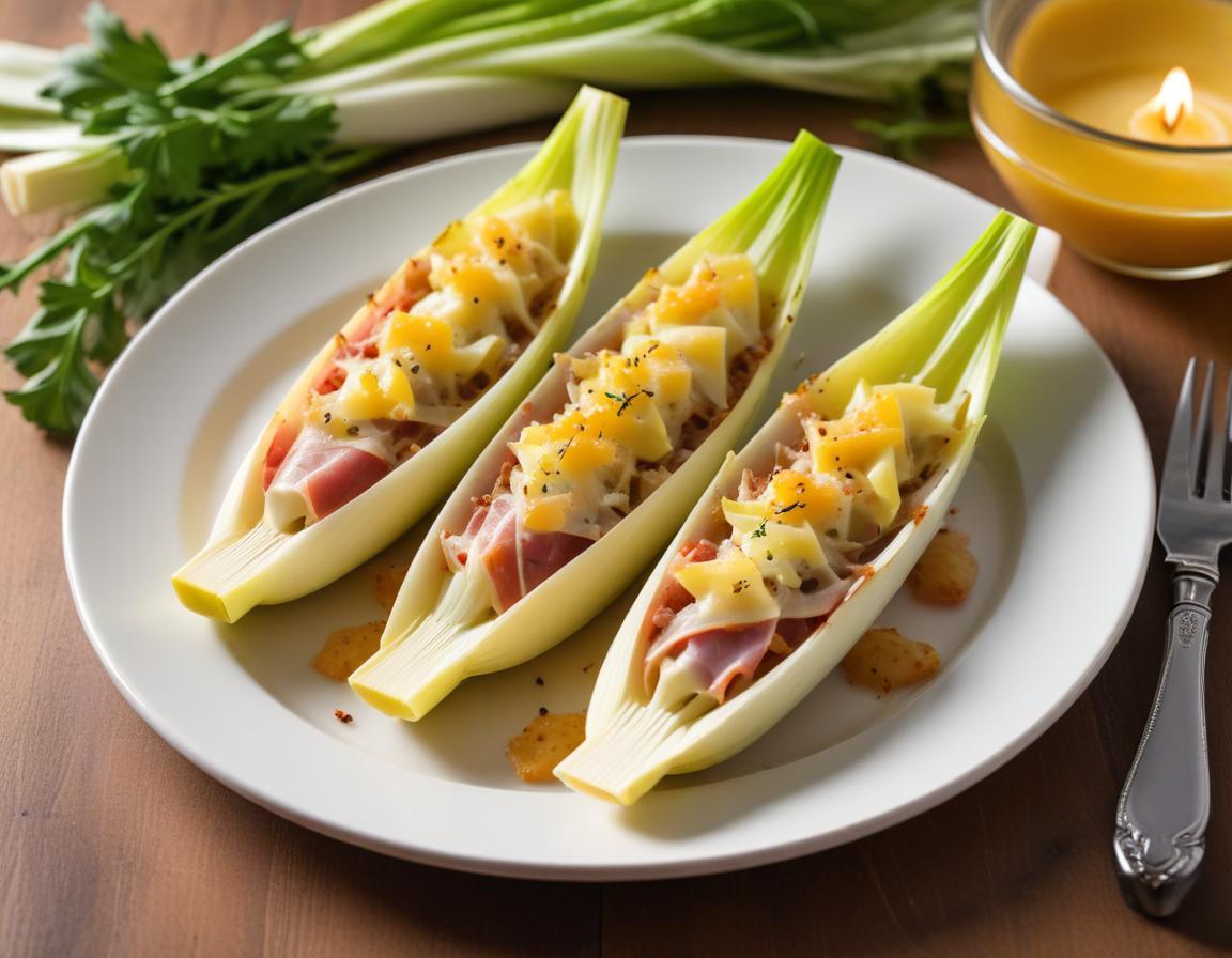 Endives au Jambon Gratinées