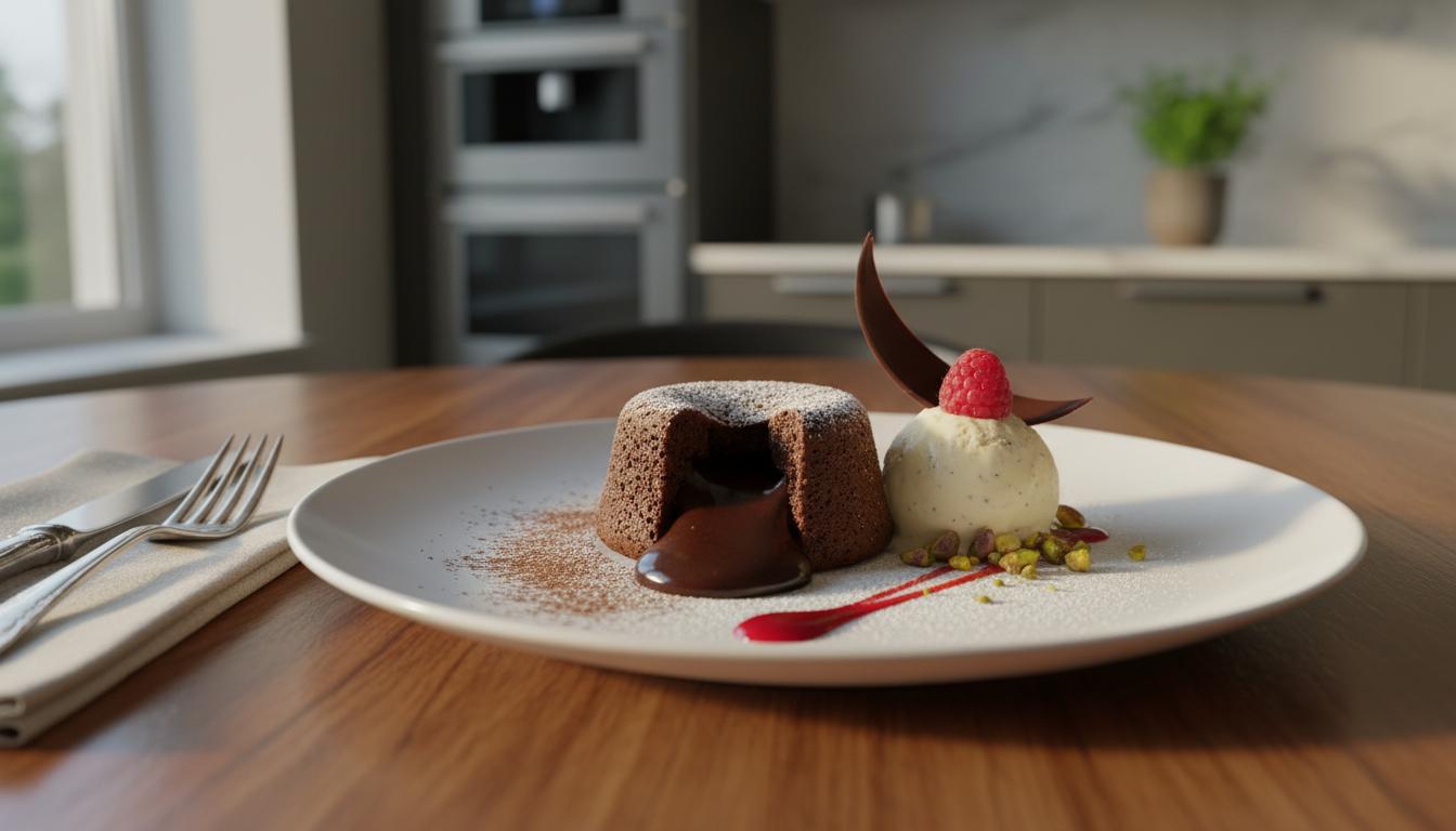 Le Fondant Mystère au Chocolat Noir