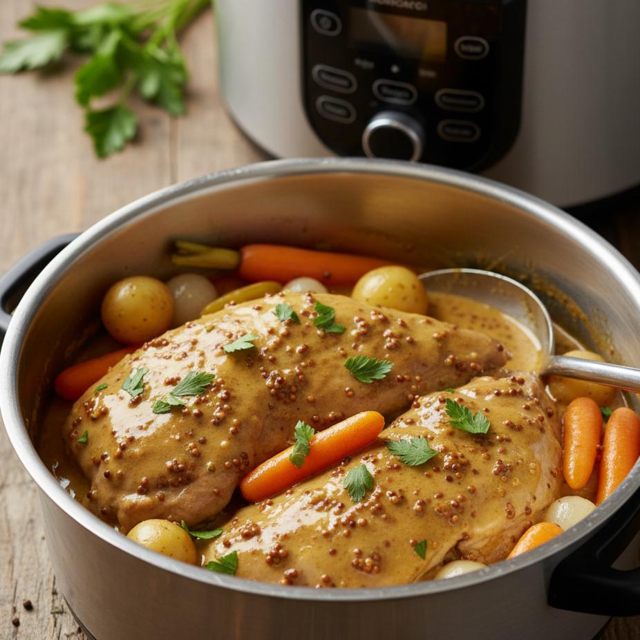 Lapin à la moutarde au Cookeo