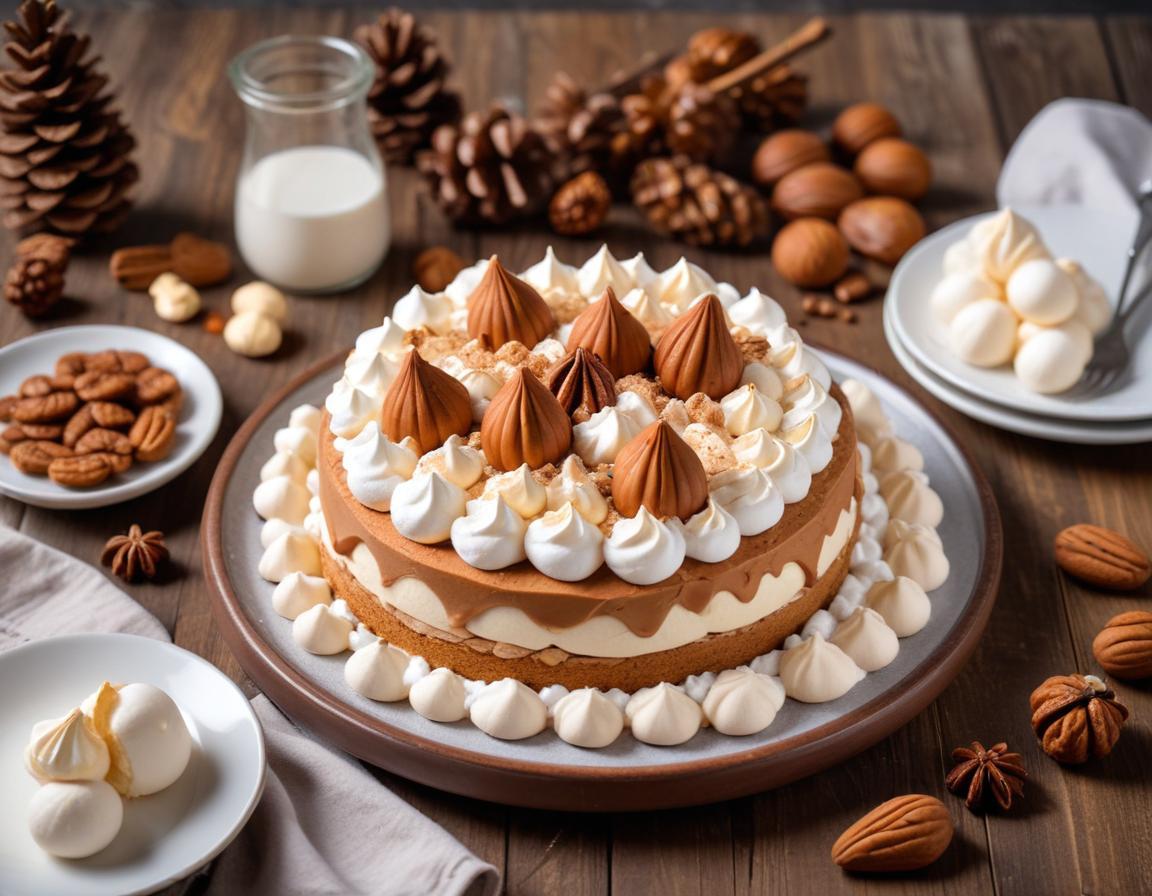 Mousse Forestière aux Marrons et Meringues Croustillantes