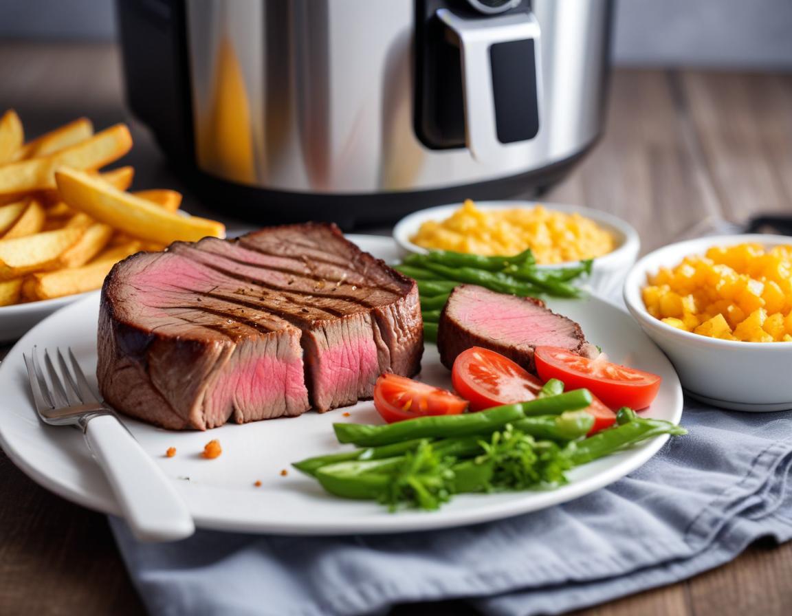 Steak Haché Parfait à l'Air Fryer