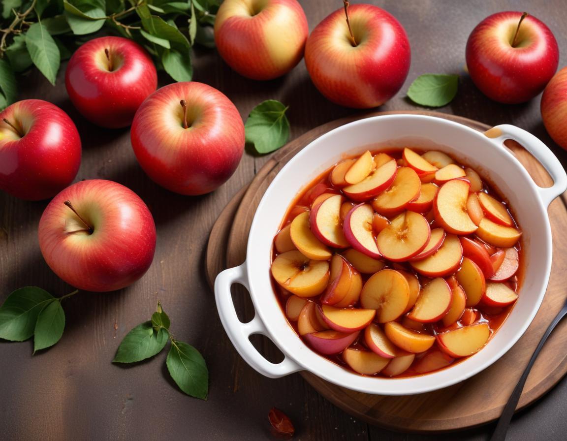 Chou rouge braisé aux pommes