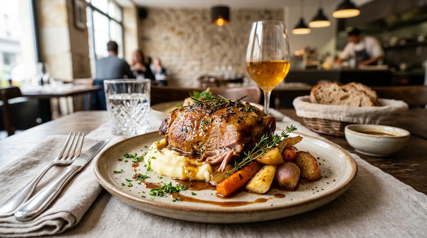 Épaule de Porc Confite au Cidre et Miel