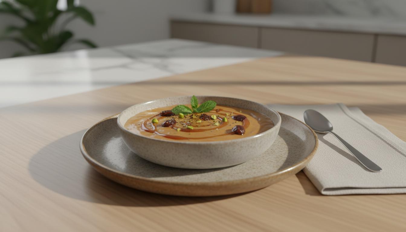 Crème Onctueuse au Caramel de Dattes