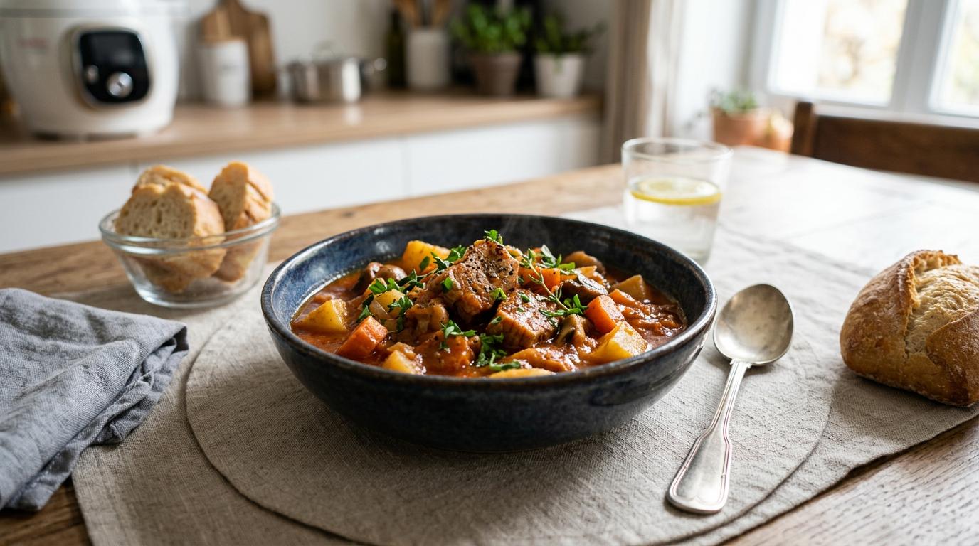 Mijoté de Porc Express au Cookeo (Spécial Viande Congelée)