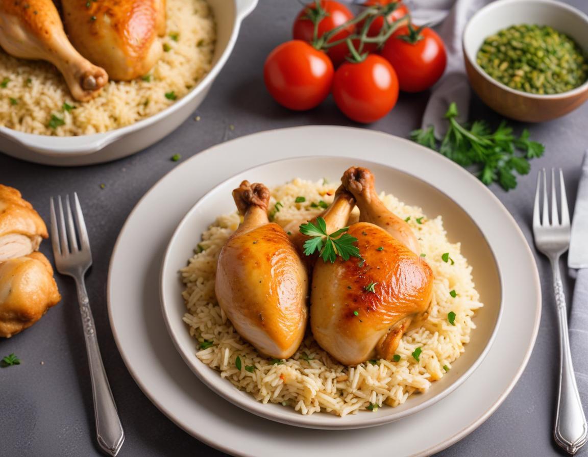 Poulet Créole au Riz Blanc