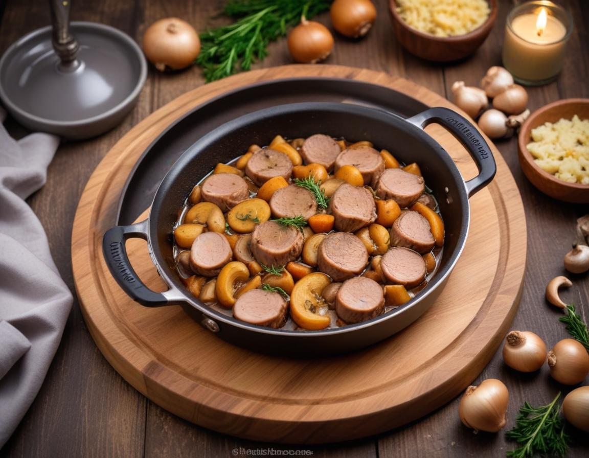 Sauté de porc rapide au Cookeo avec champignons