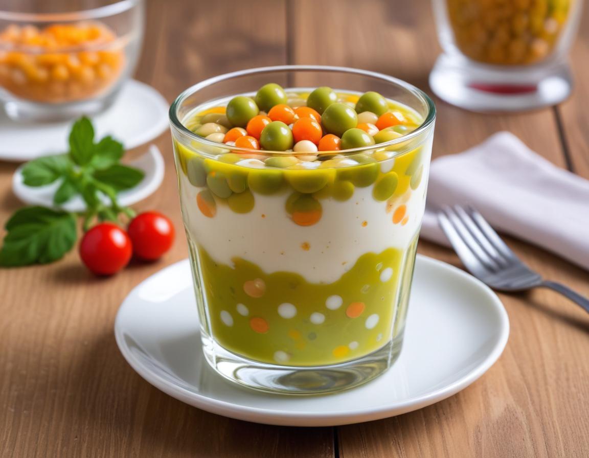 Verrine Fraîcheur Pois Cassés