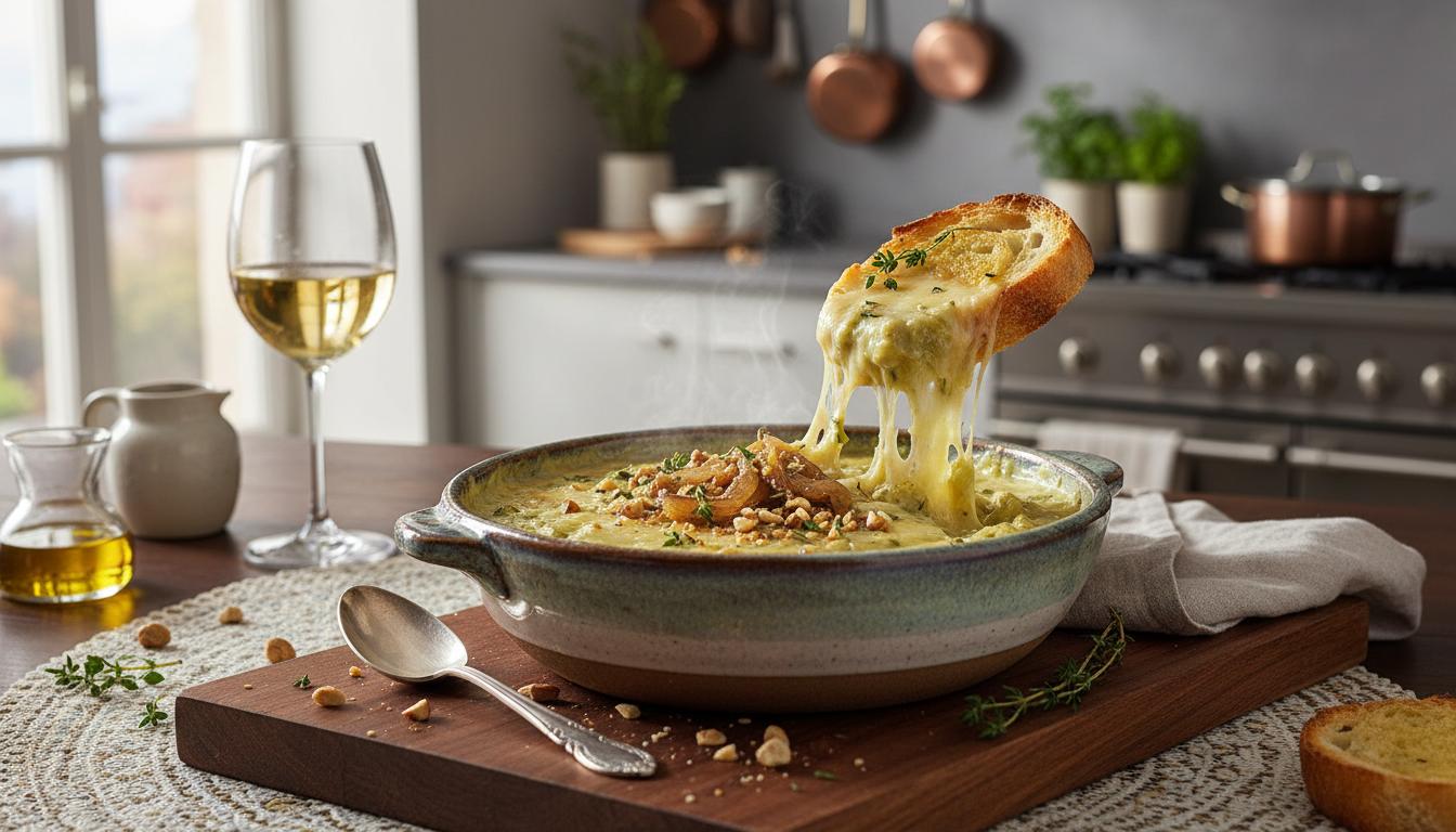 Fondue de Poireaux Fondante au Cookeo