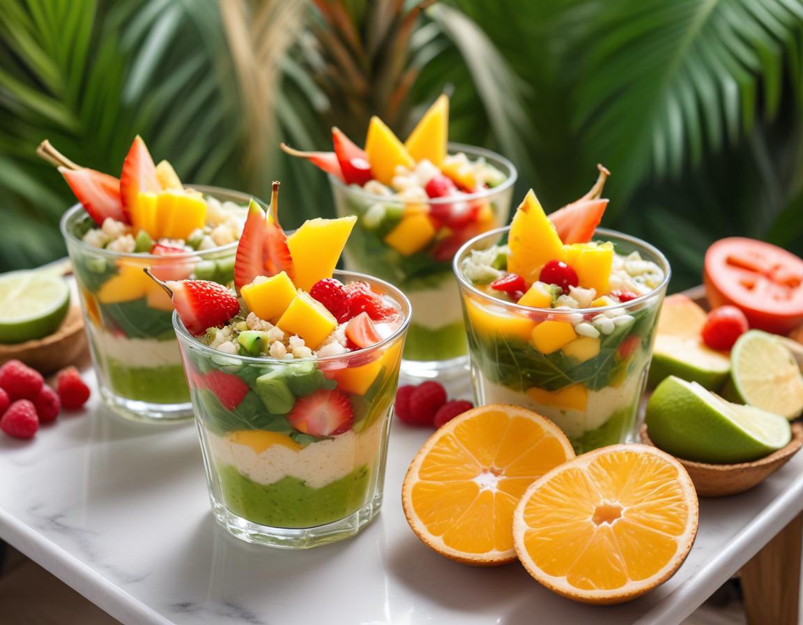 Verrines Fraîcheur Tropicale